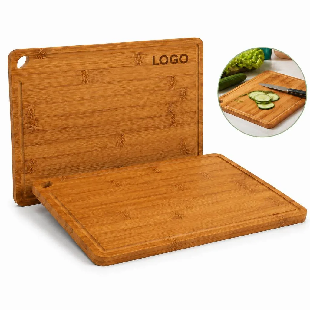 Eco Bamboo Charcoal Cutting Board, Antimicrobial Durable