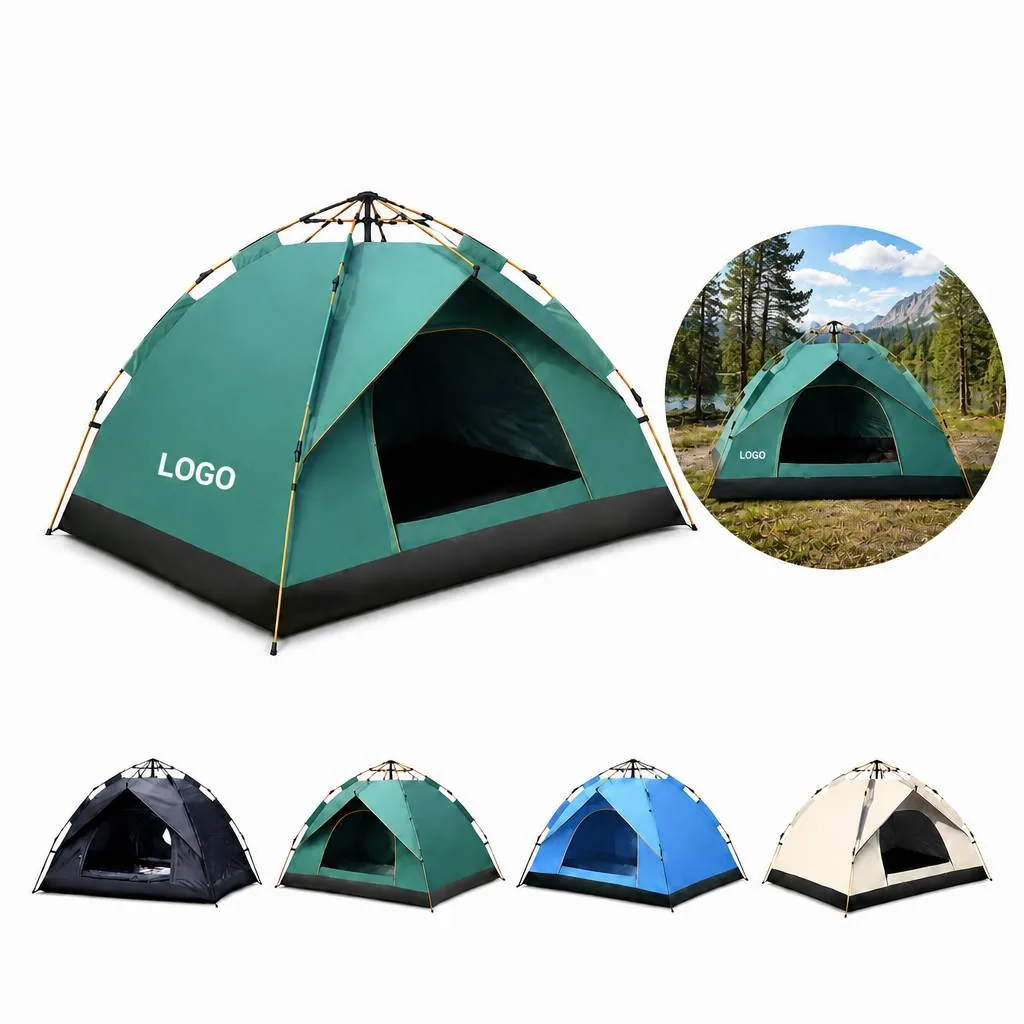 Outdoor Folding Tent with UV Protection and Rainproof Cover