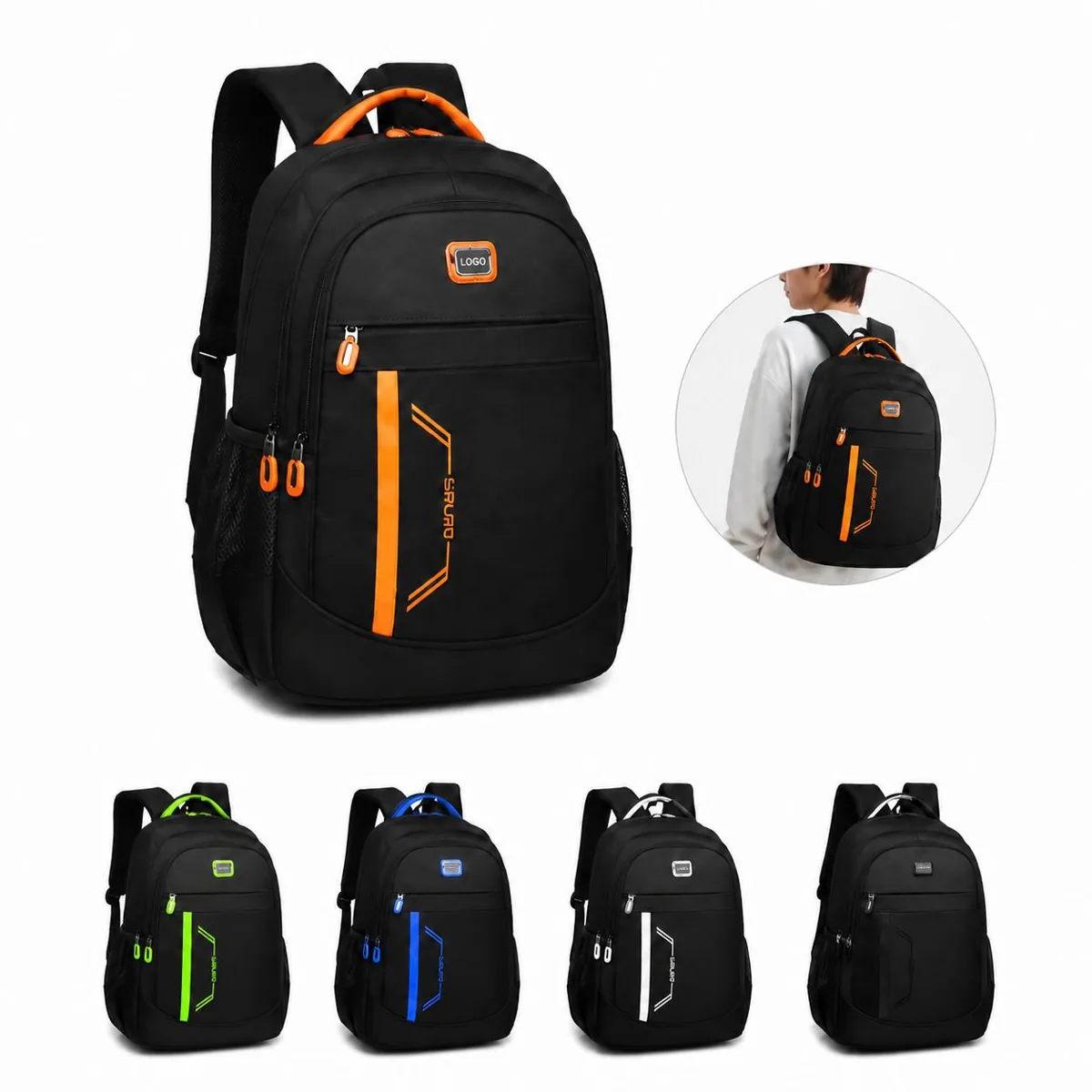 Oxford Laptop Business Backpack Large Capacity