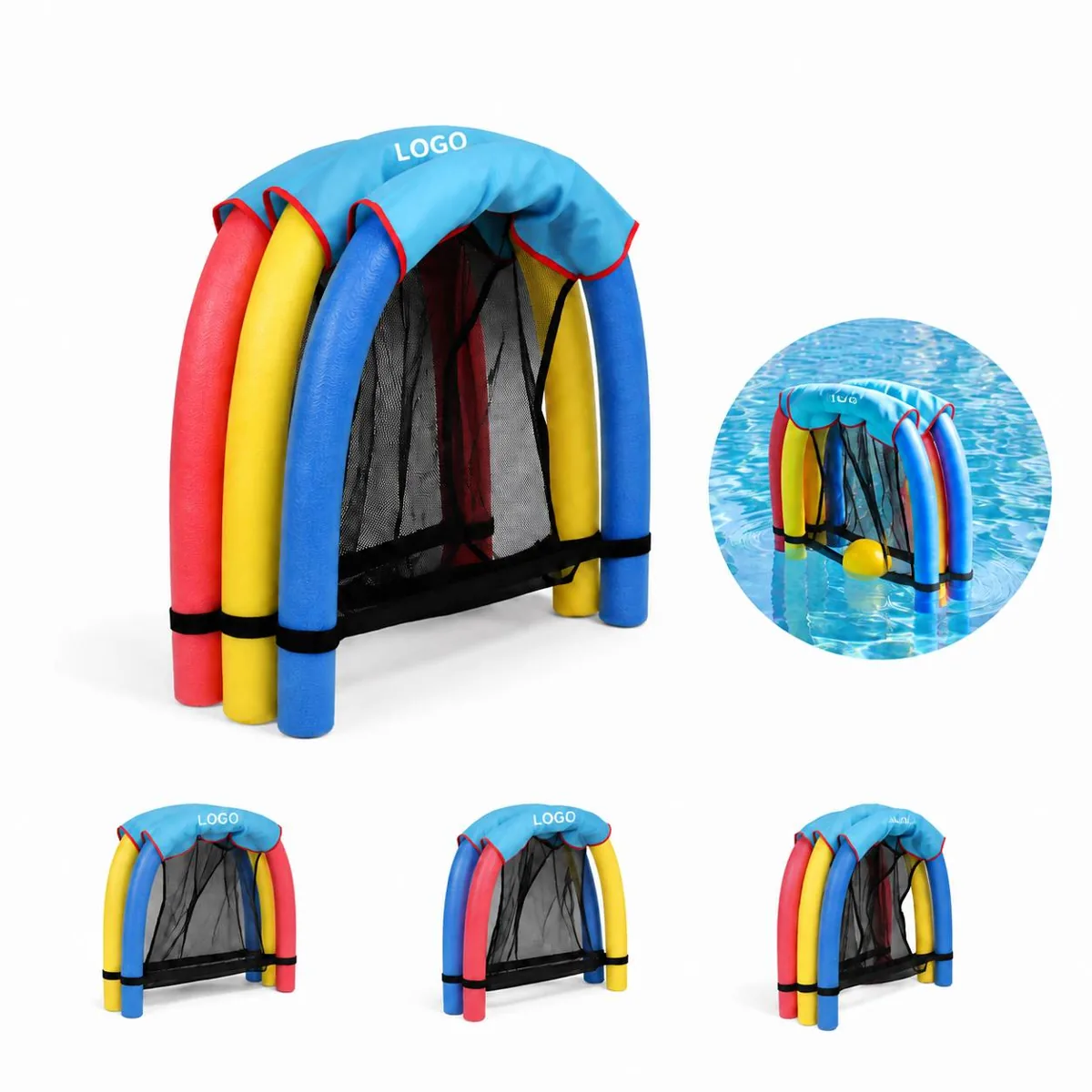 Mesh U-Seat Pool Noodle Float for Adults, Ergonomic Water