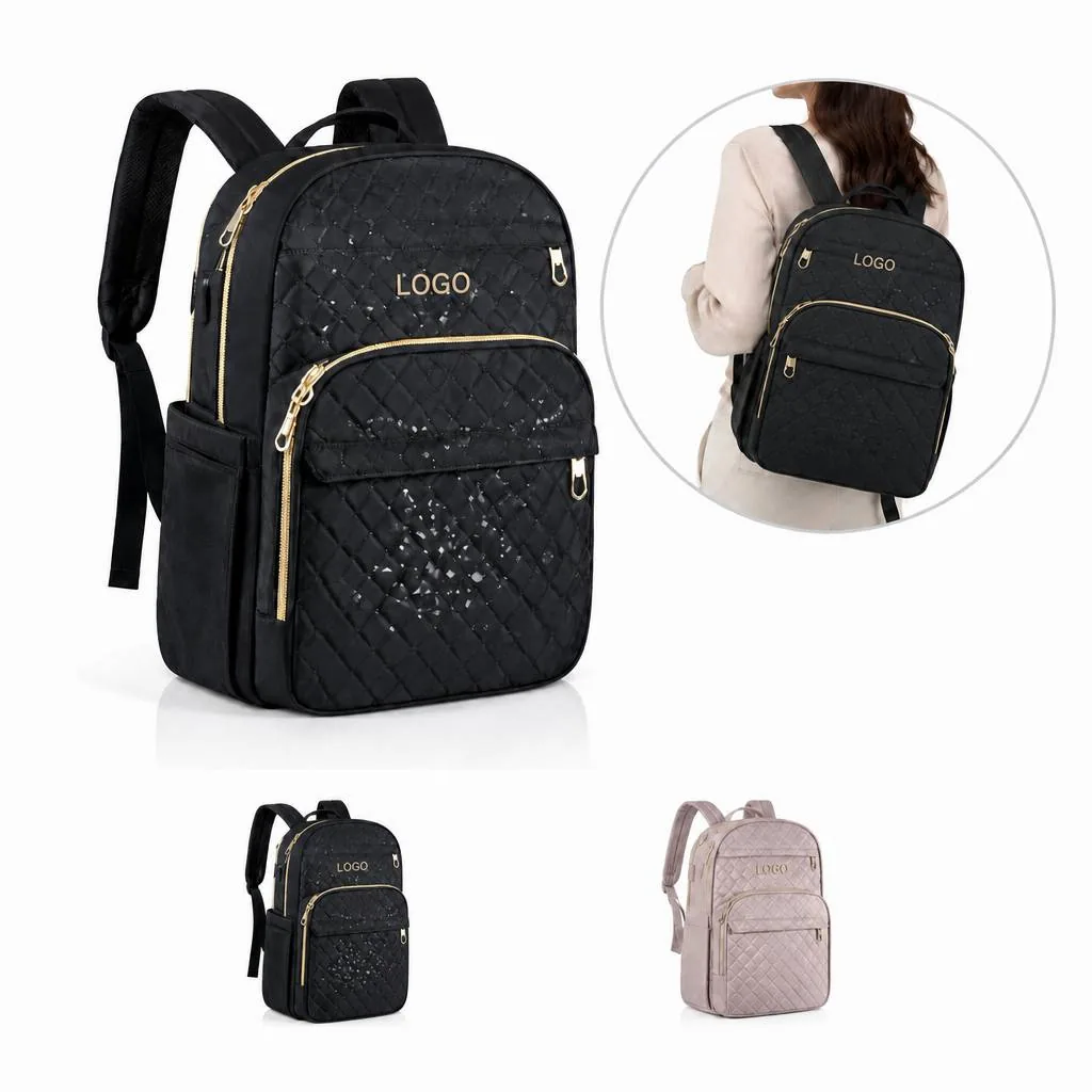 Waterproof Canvas Laptop Backpack for 15.6 Inch Commuter