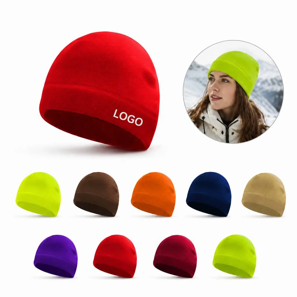 Stretch Fleece Skull Cap for Cold Weather Warmth