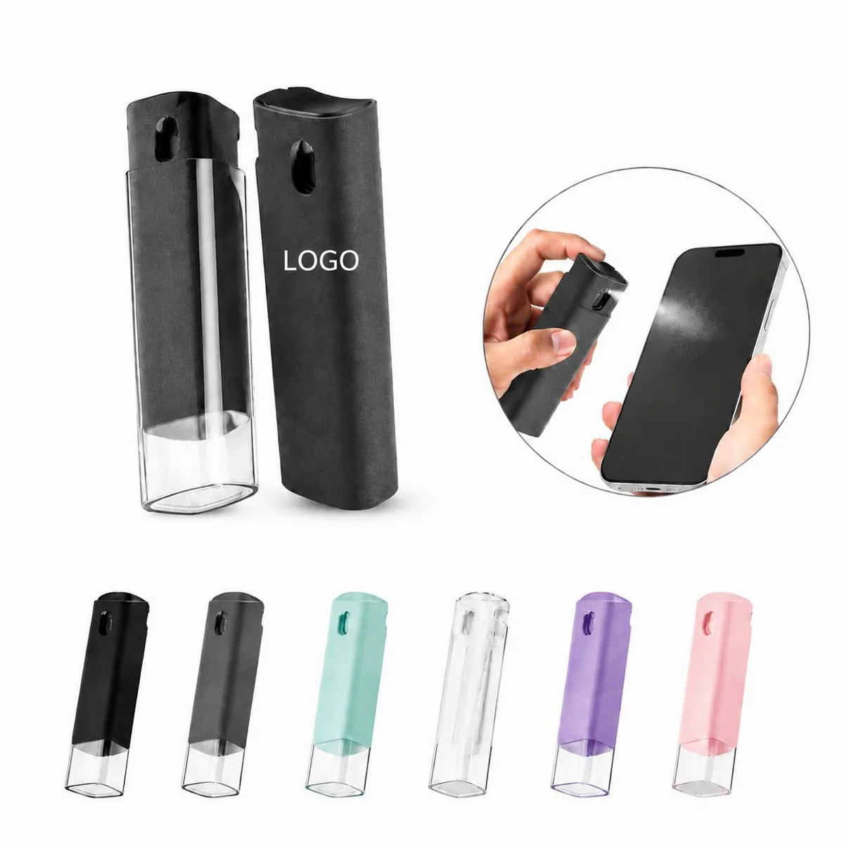 3-in-1 Detachable Screen Cleaner Spray Kit with Microfiber