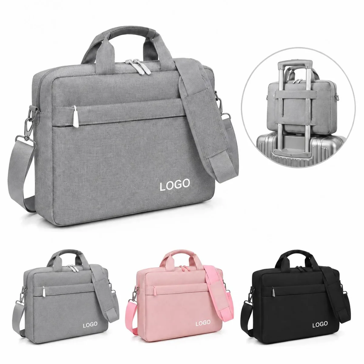 15.6 Inch Messenger Laptop Bag with Padded Compartment