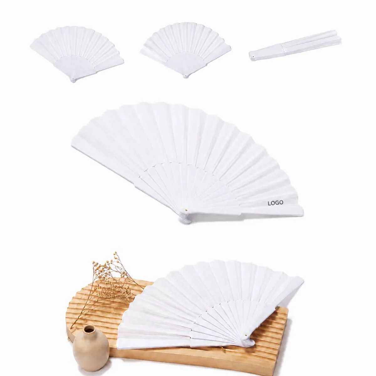 Custom Full Color Folding Fan 9 Inch Portable Handheld