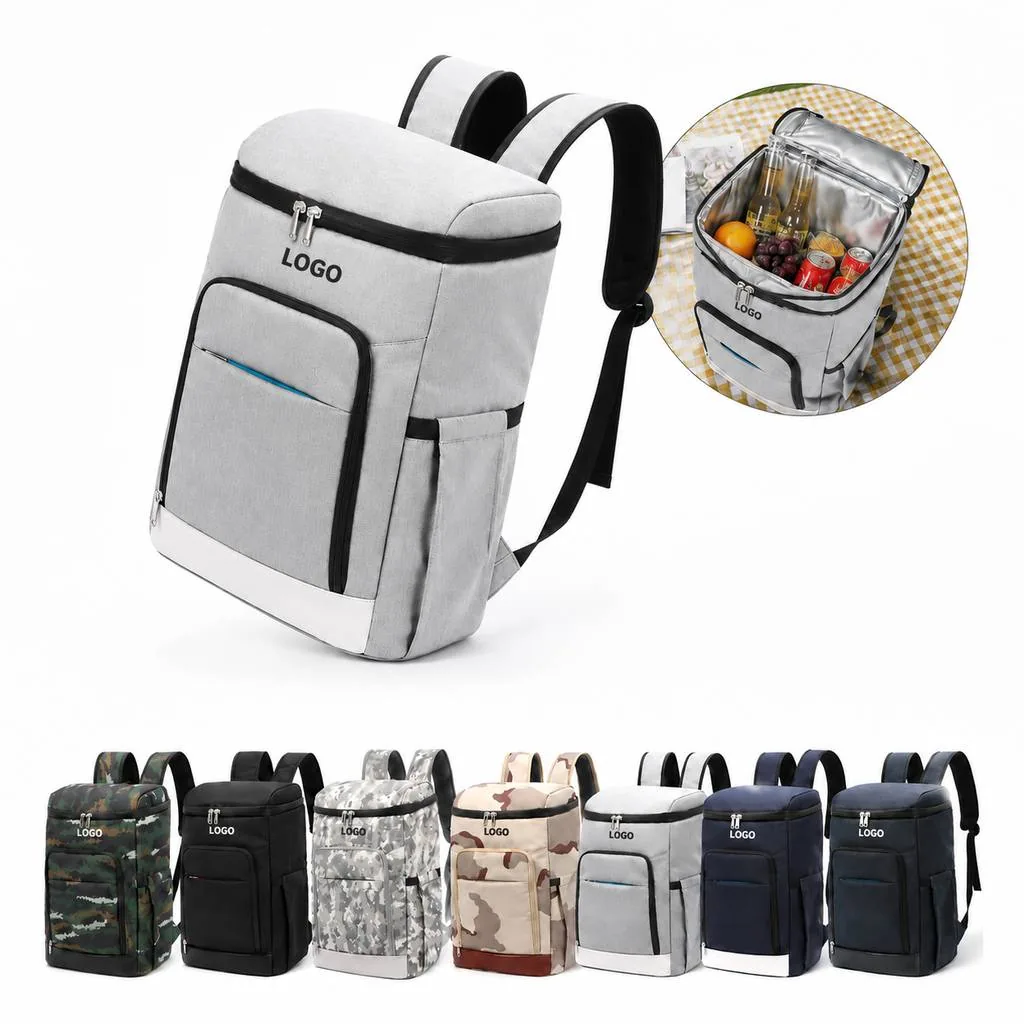 27 Can Insulated Cooler Backpack for Outdoor Picnics