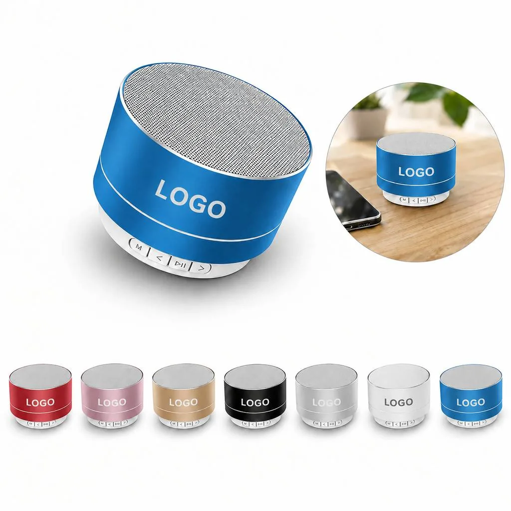 Compact Wireless RGB Speaker with Rechargeable Battery