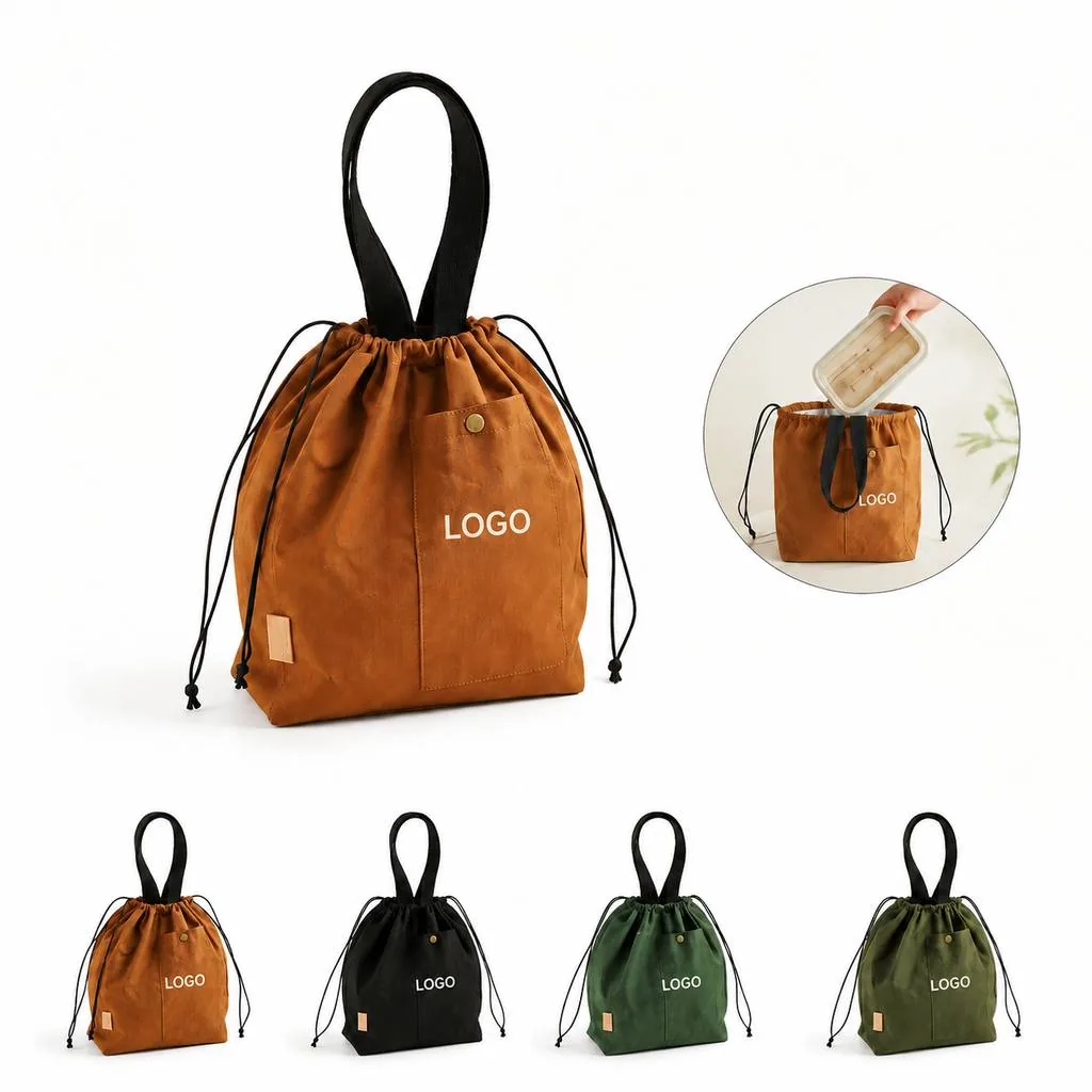 Thermal Drawstring Lunch Pouch for Fresh Meals