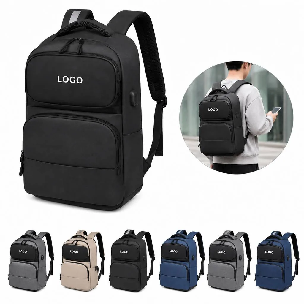 Travel Backpack with USB Charging Port Waterproof