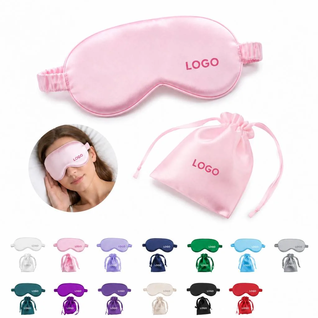 Light Blocking Sleep Mask with Adjustable Strap