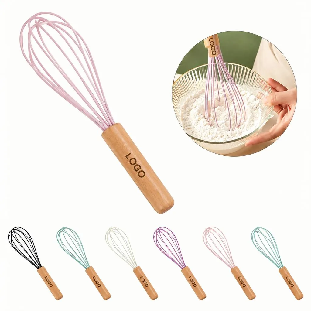 Flexible Silicone Mixing Whisk Heat Resistant
