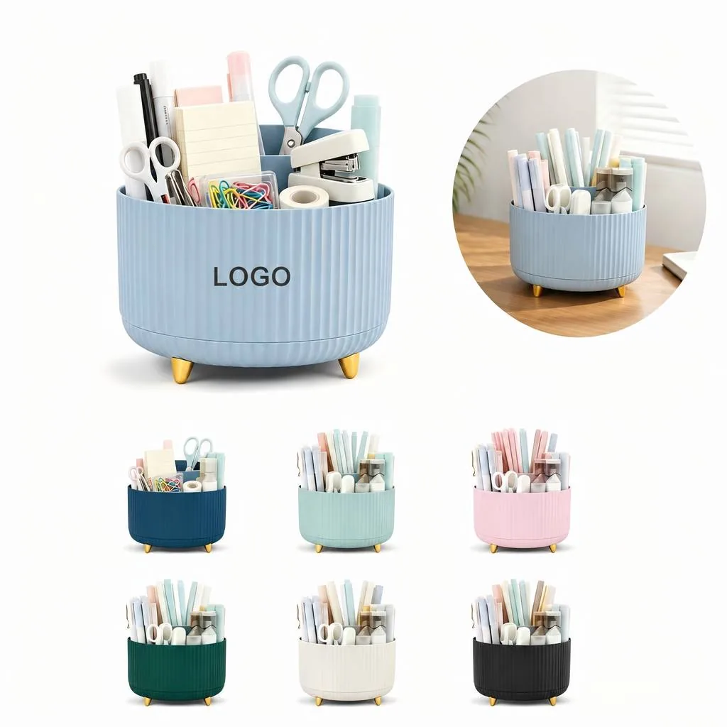 360-Degree Spinning Desktop Storage Caddy