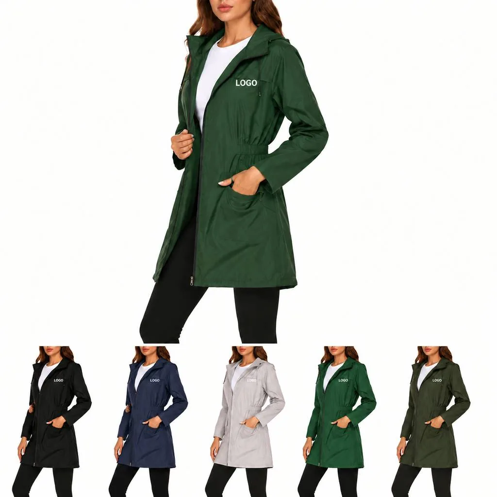 Women's Waterproof Rain Jacket with Hood