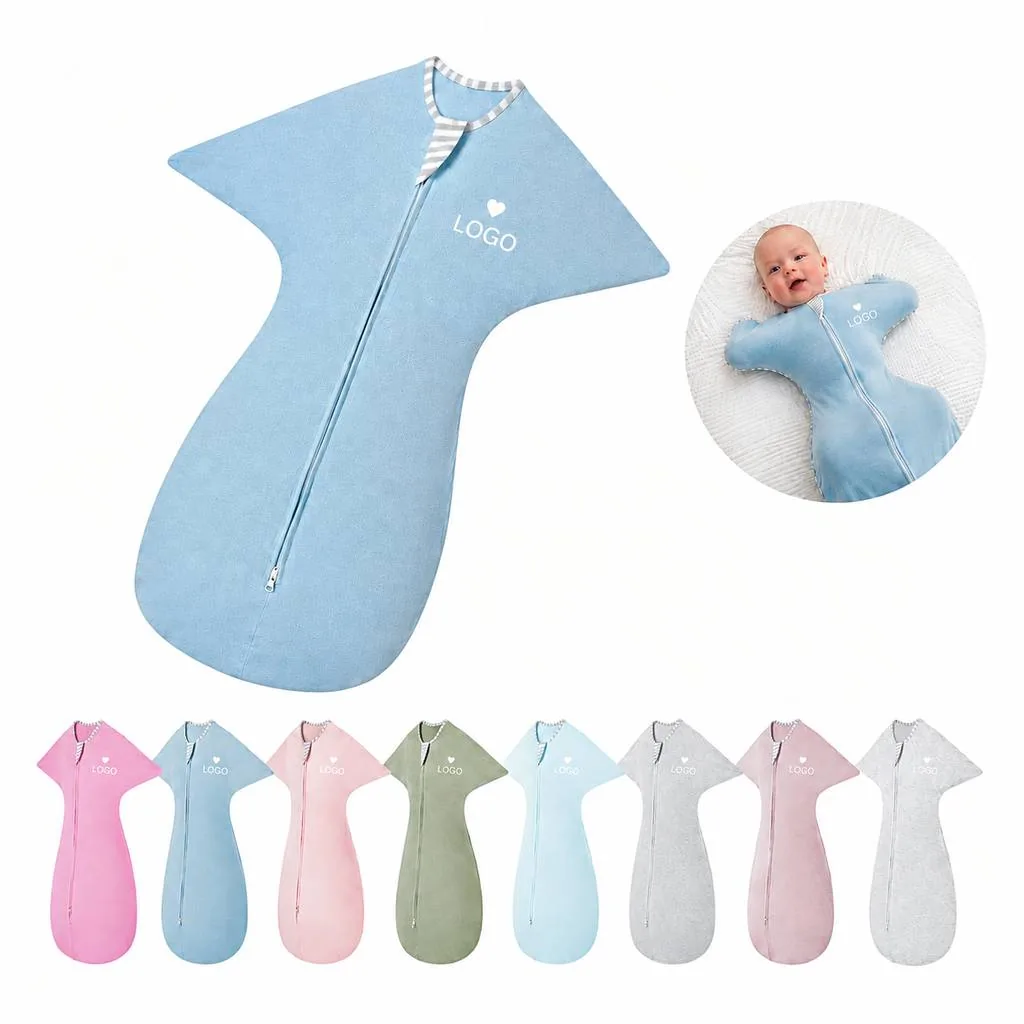 Baby Swaddle Blanket with Ergonomic Zip for Newborns