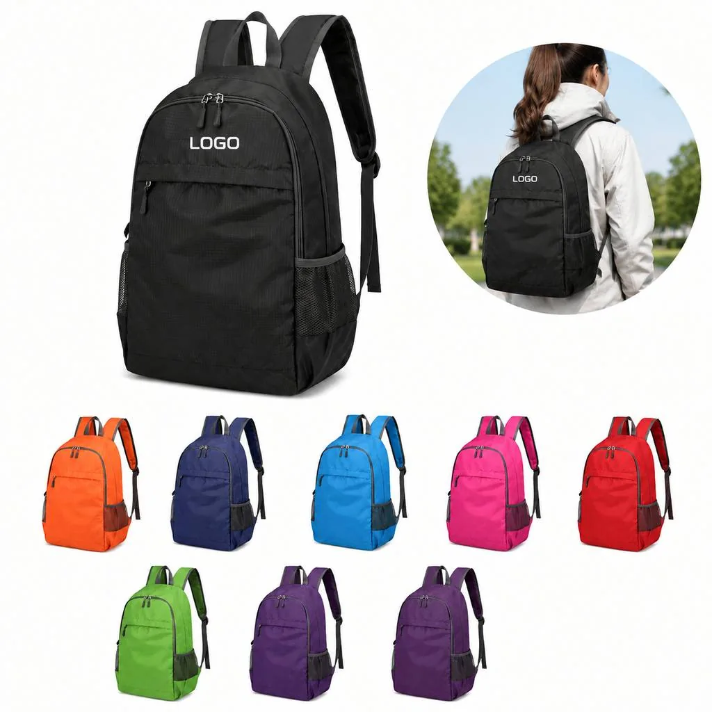 Compact Foldable Water-Resistant Outdoor Backpack