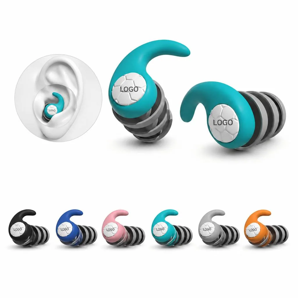 Reusable Silicone Earplugs for Noise Reduction