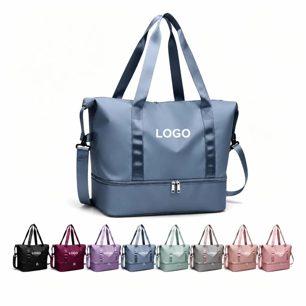 Expandable Water-Resistant Travel Duffel Bag