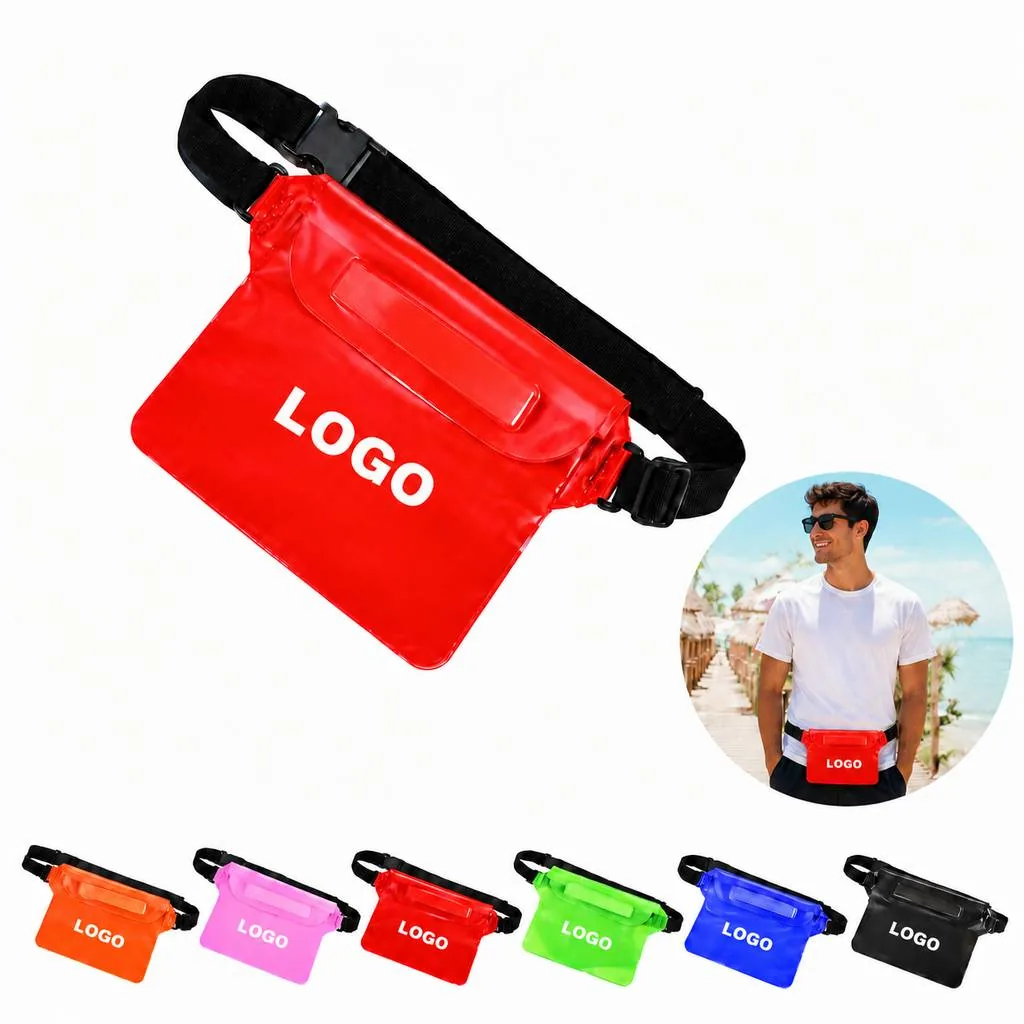 Water-Resistant Waist Pouch with Adjustable Strap