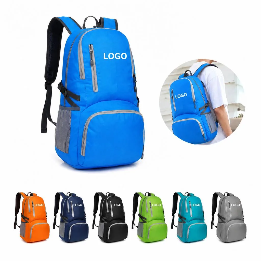 Compact Foldable Daypack with Water-Resistant Fabric