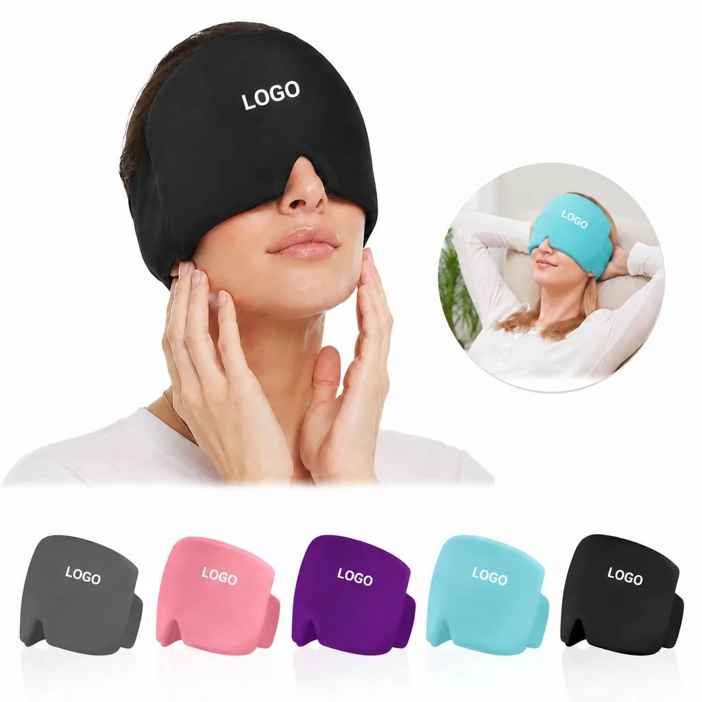 Migraine Relief Cap with Flexible Gel Packs for Headache