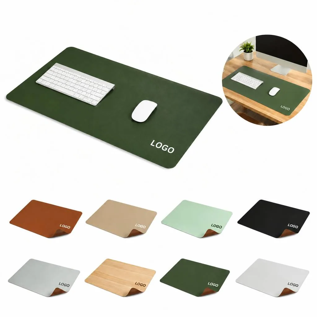 PU Leather Desk Protector Mat for Home Office
