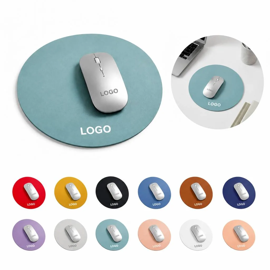 Non-Slip PU Leather Mouse Pad for Precise Tracking