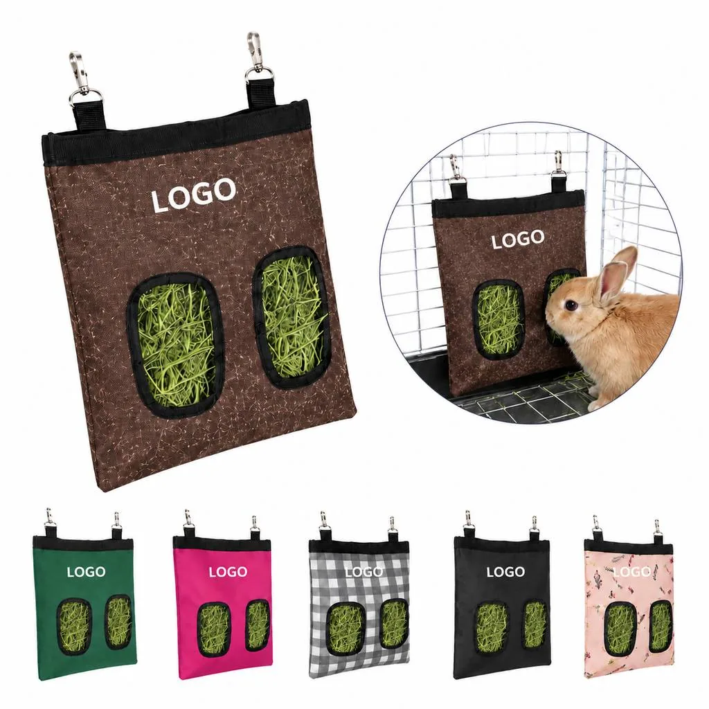 Mesh Hanging Hay Feeder Bag for Guinea Pigs