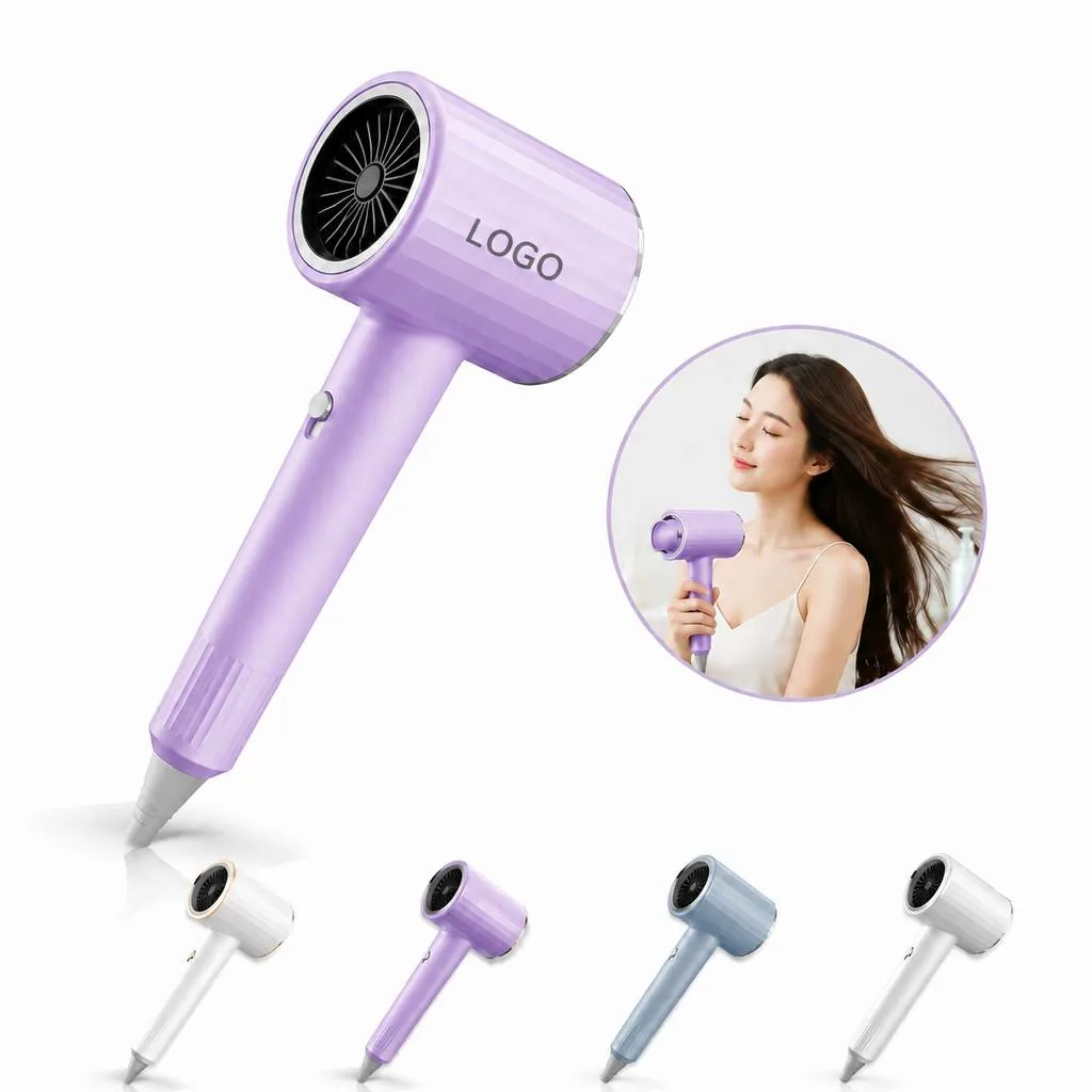 Quiet Salon Hair Dryer with Multiple Heat Settings