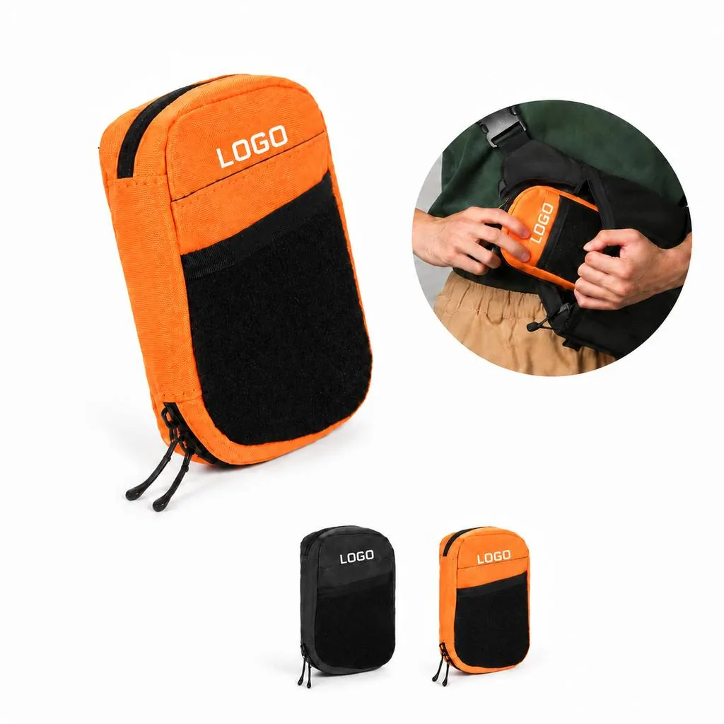 Lightweight Foldable Storage Pouch with Zipper and Clear