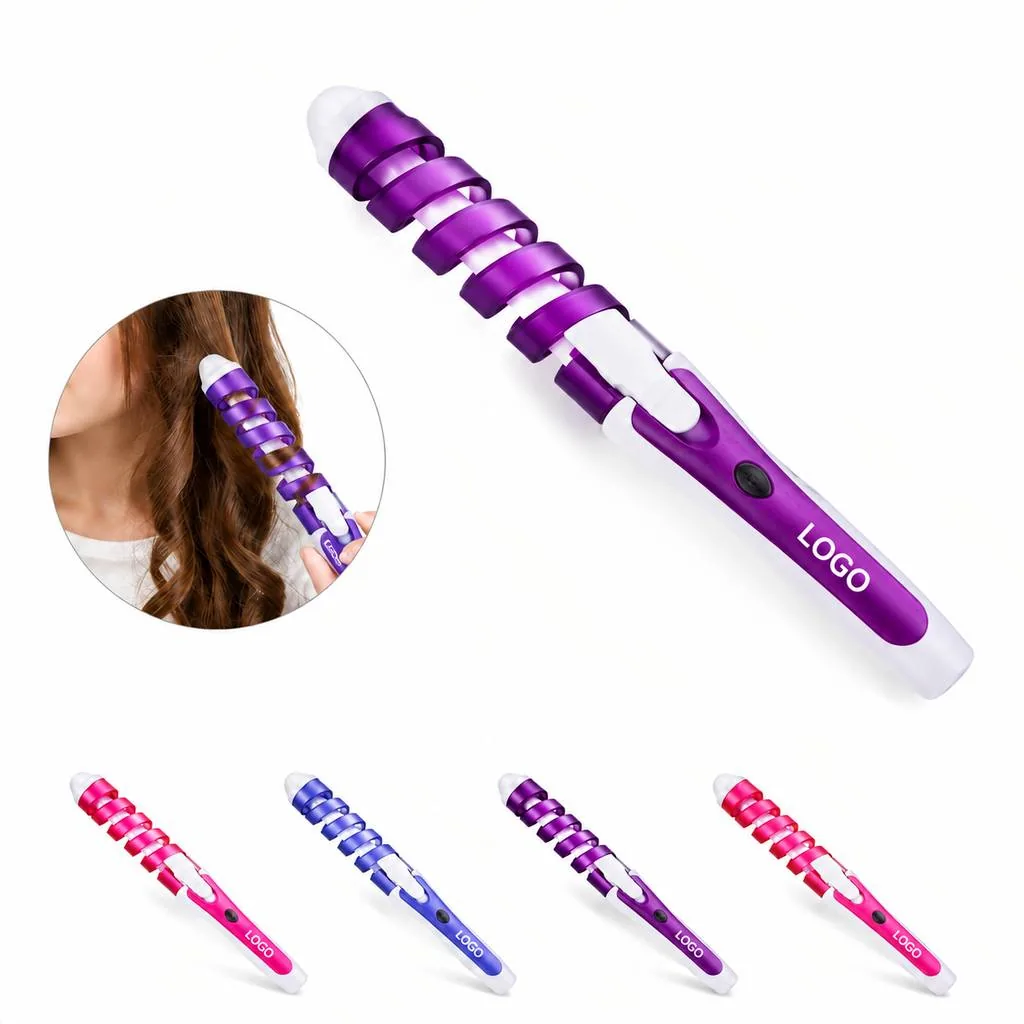 Ceramic Barrel Curling Iron with Adjustable Heat