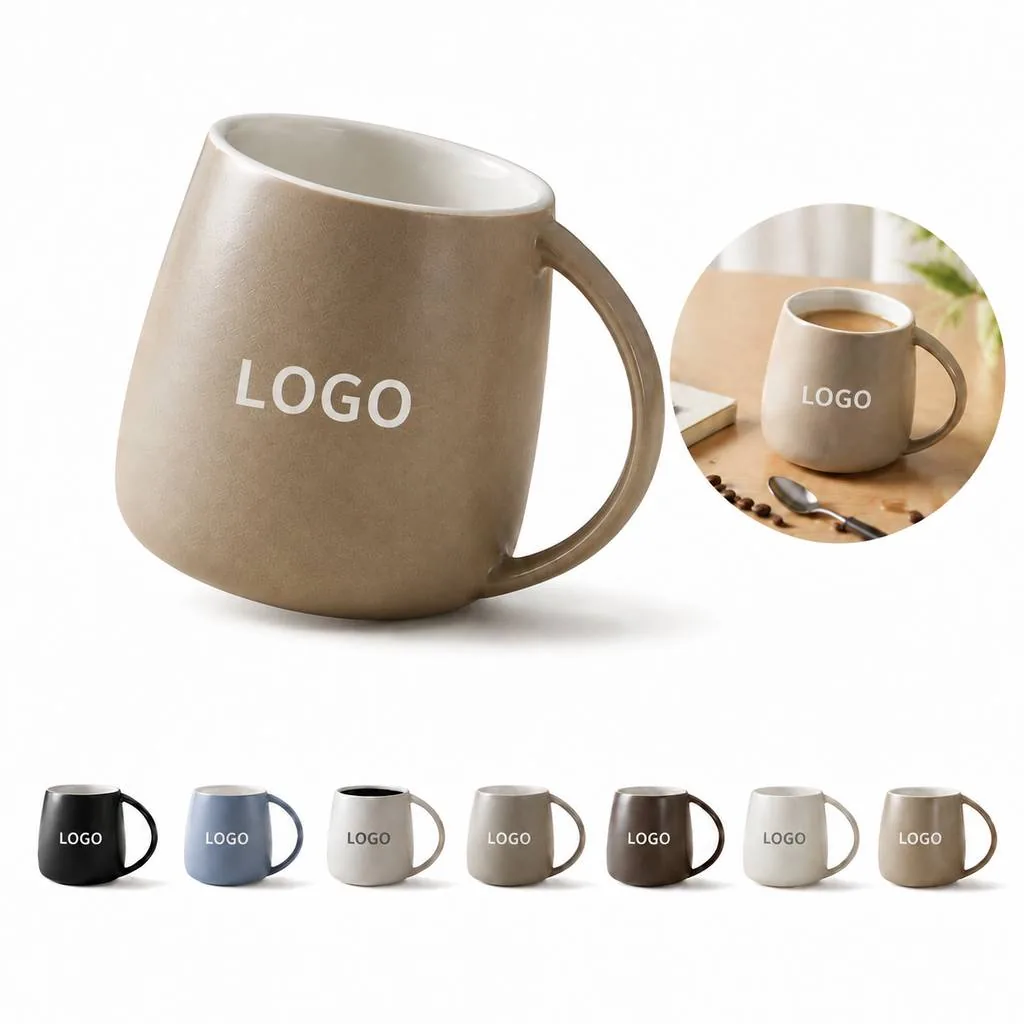 Ceramic Office Mug for Hot and Cold Drinks