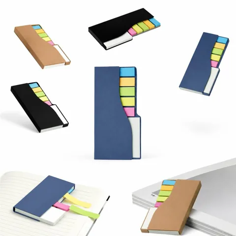Multi-Color Sticky Note Notebook with Index Tabs 2