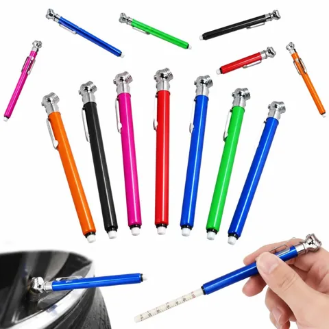 Aluminum Pencil Tire Gauge 10-50 PSI for Car, Truck 2