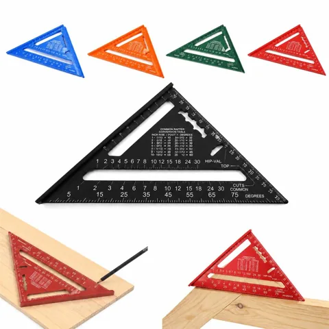 7-Inch Aluminum Rafter Square Precision Marking Tool 2