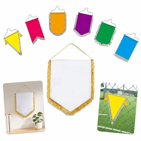 12x18 Inch V-Cut Fringe Satin Podium Award Banner 2
