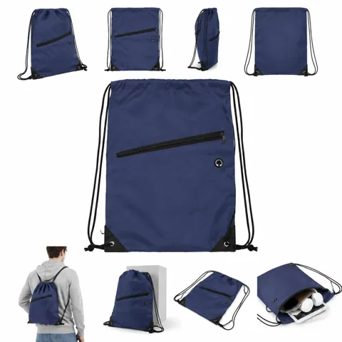 Reinforced Corner Drawstring Backpack, 210D Polyester 2