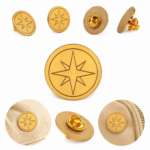 Custom Durable Metal Lapel Pins for Clothing and Bags 2