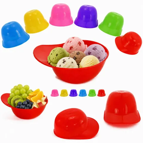 8oz Ice Cream Helmet Bowl, Fun Dessert Cup for Kids Parties 2