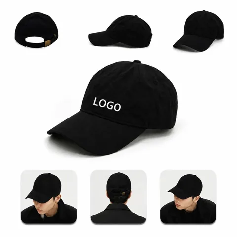 Unstructured Cotton Twill Baseball Cap with Adjustable Strap