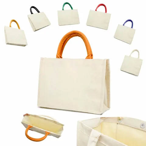 Custom Structured Canvas Tote with Reinforced Bottom 2