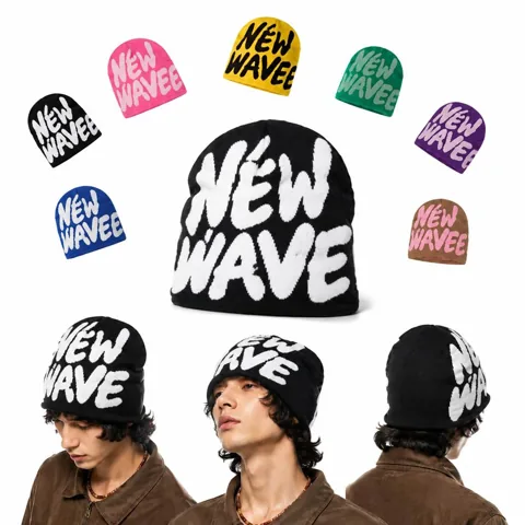 Mea Culpa Reversible Knit Beanie Warm Winter Hat 2