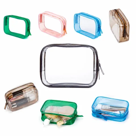Waterproof Large Capacity PVC Makeup Bag with Multiple 2
