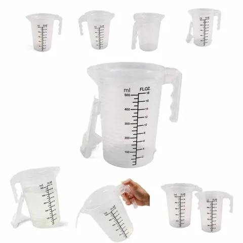 Food-Grade BPA-Free Plastic Measuring Cup with Clear 2