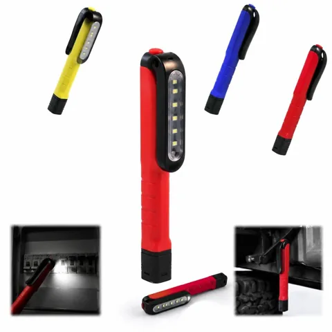 6-LED Pen Light with Clip for Inspection & Camping 2
