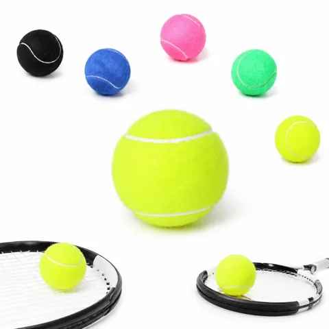 Professional Felt Tennis Ball for Practice, Optic Yellow 2