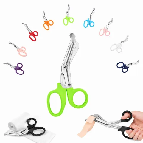 Stainless Steel Trauma Shears with Blunt Tip for Emergency 2