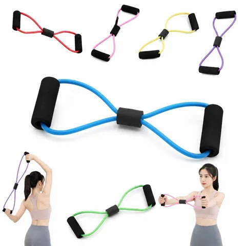 TPE Figure Eight Resistance Band for Home Travel Workout 2