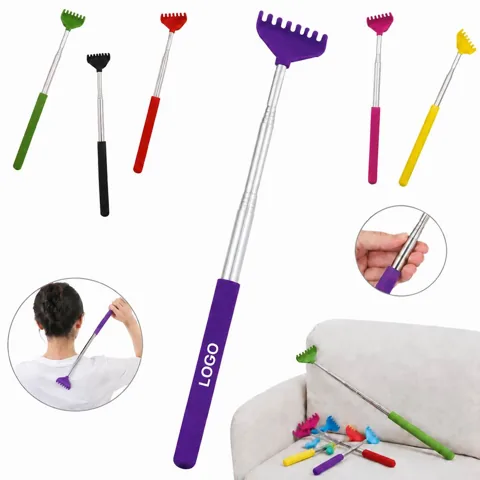 Extendable Stainless Steel Back Scratcher with Ergonomic