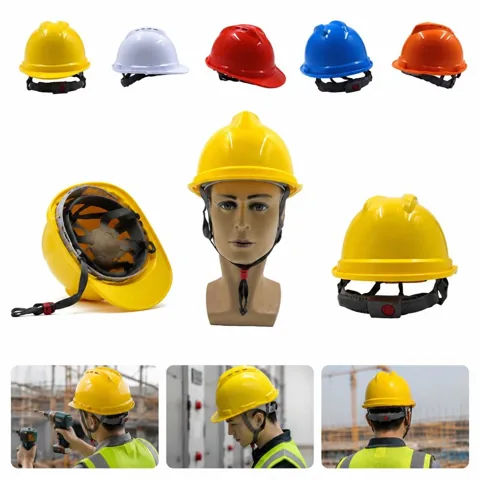 Thickened ABS Hard Hat with Adjustable Suspension 2