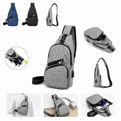 Waterproof Crossbody Sling Bag with Adjustable Strap 2